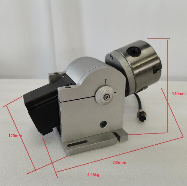 Dispositivu rotativu di cilindru per a macchina di marcatura laser (2)