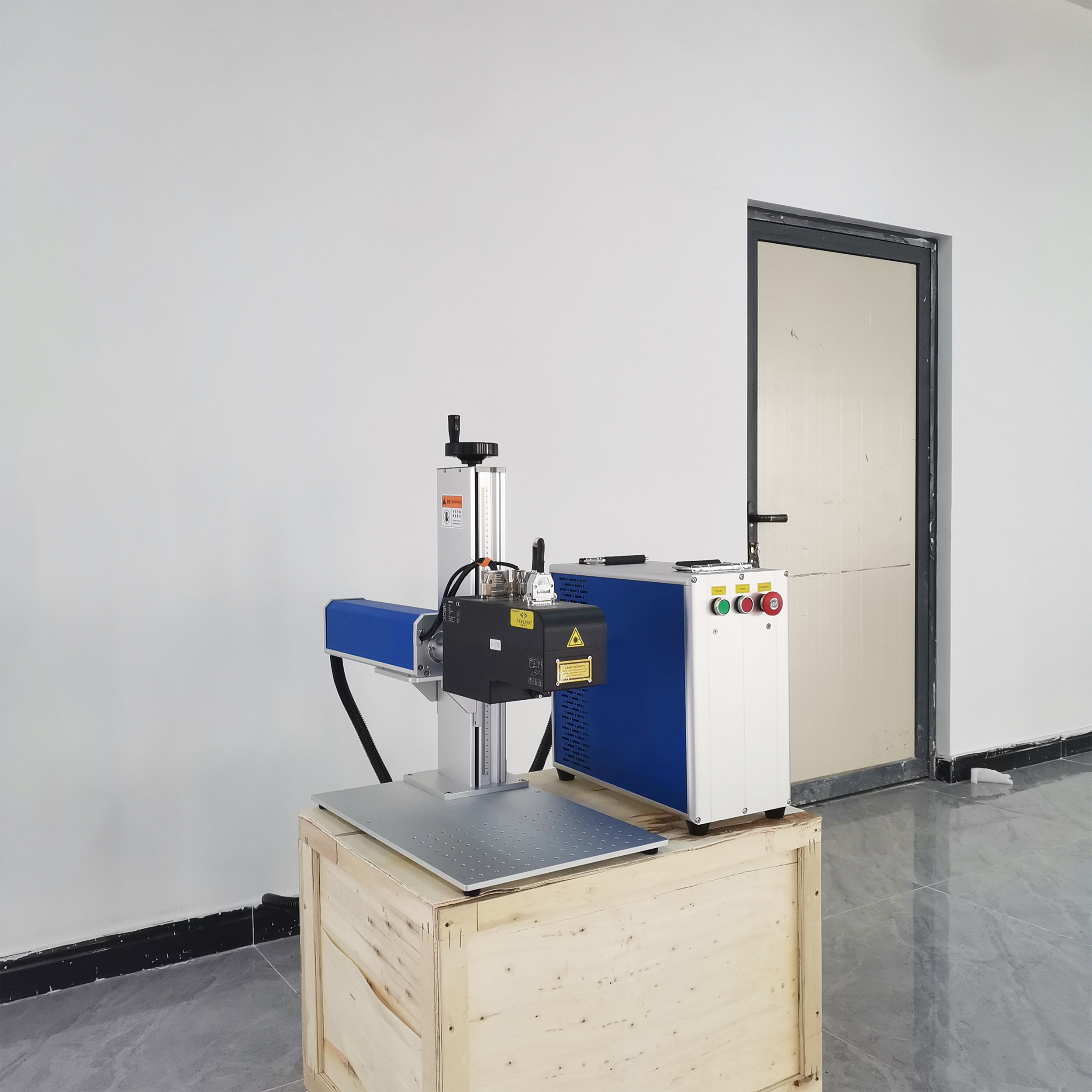 Split 3D Fiber Laser Marking Machine
